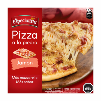 Pizza congelada jamón La Espacialista