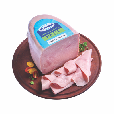 Jamón cocido extra s/sal Schneck